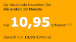 cablesurf 20.000 für 10,95 Euro pro Monat