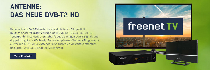 Freenet TV - Das neue DVB-T2 HD