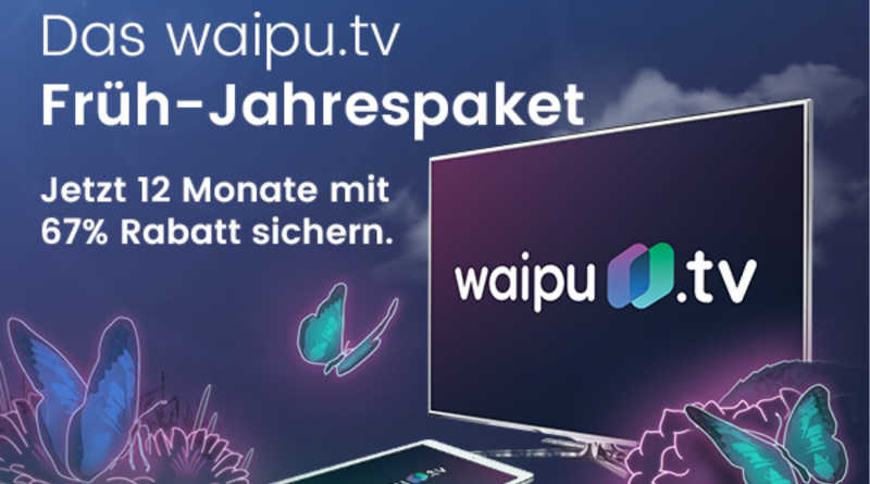 waipu.tv Früh-Jahrespaket