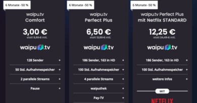 waipu.tv Ostertainment 50%